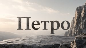 Що означає ім’я Петро: камінь, характер і доля