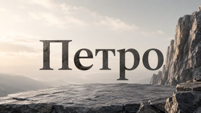 Що означає ім’я Петро: камінь, характер і доля
